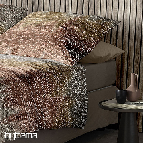 Luxuriöse Flanellbettwäsche IRISETTE KOALA 8546-50 orange