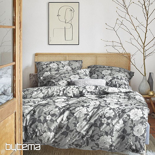 Luxuriöse Flanellbettwäsche IRISETTE KOALA 8531-11 grau