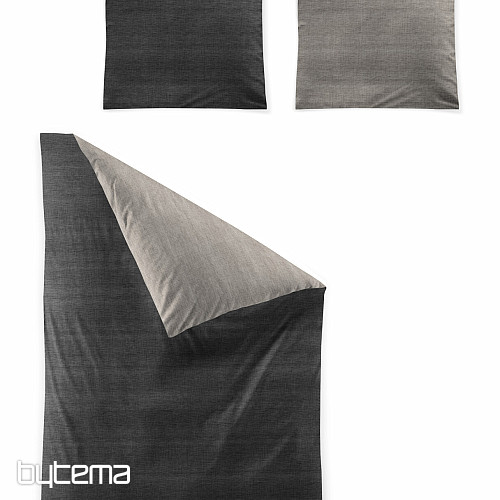IRISETTE Luxus-Baumwollsatin WAVE 8557-11 Anthrazit