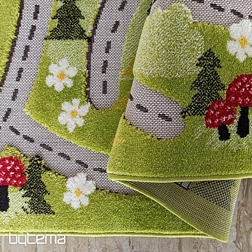 Kinderteppich Color Kids 02 grün