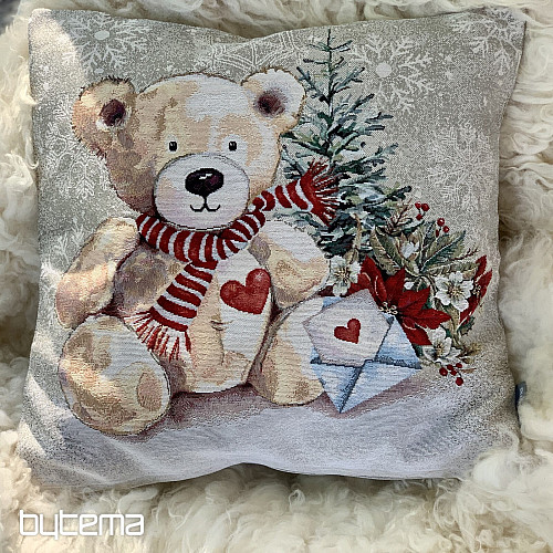 Weihnachtsteppich TEDDYBÄR MIT BUCHSTABE