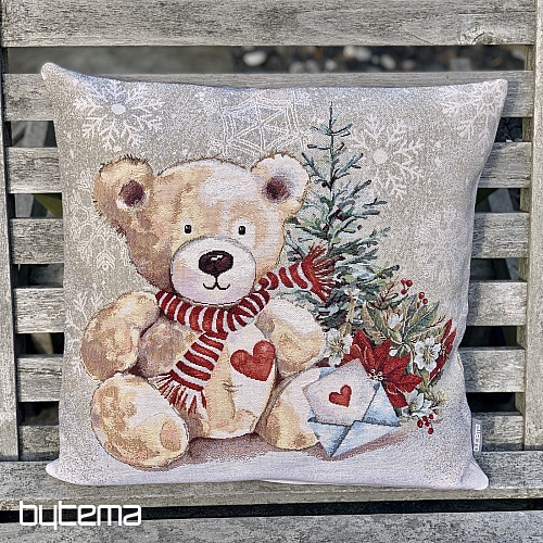 Weihnachtsteppich TEDDYBÄR MIT BUCHSTABE