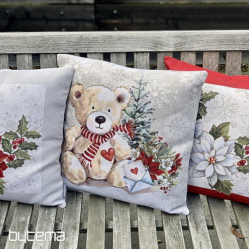 Weihnachtsteppich TEDDYBÄR MIT BUCHSTABE