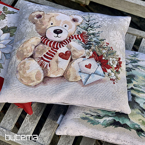 Weihnachtsteppich TEDDYBÄR MIT BUCHSTABE