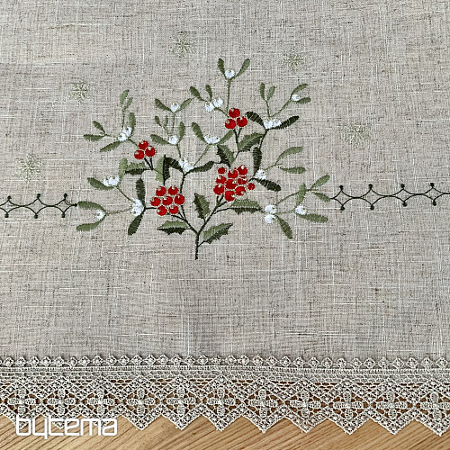 Tischdecke aus Mistelspitze