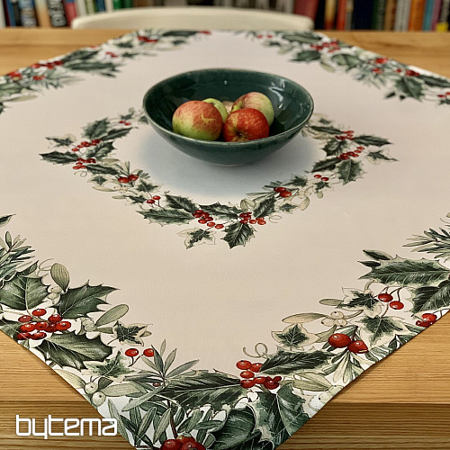 Tischdecke Weihnachten ROTE BEEREN