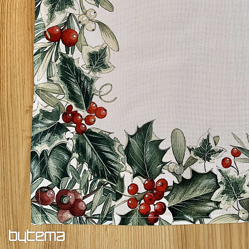 Tischdecke Weihnachten ROTE BEEREN