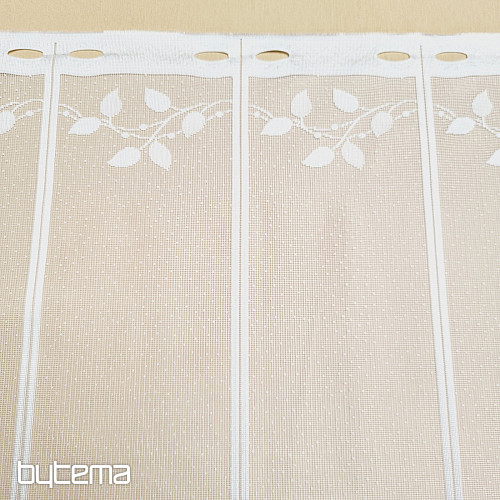 Jacquard-Buntglasvorhang HERBSTBLÄTTER