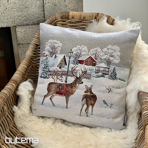Weihnachts-Wandteppichbezug EINE WINTERIDYL