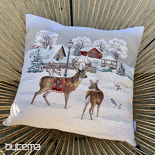 Weihnachts-Wandteppichbezug EINE WINTERIDYL