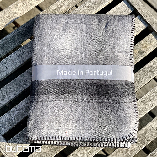 Decke GRAU KARIERT