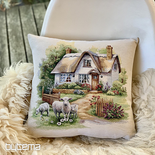 COTSWOLDS SCHAF Gobelin Kissenbezug
