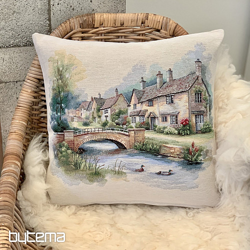 COTSWOLDS BRIGDE Gobelin-Kissenbezug