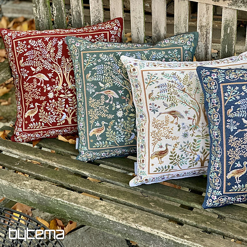Gobelin-Kissenbezug WILLIAM MORRIS beige