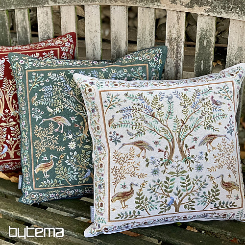 Gobelin-Kissenbezug WILLIAM MORRIS beige