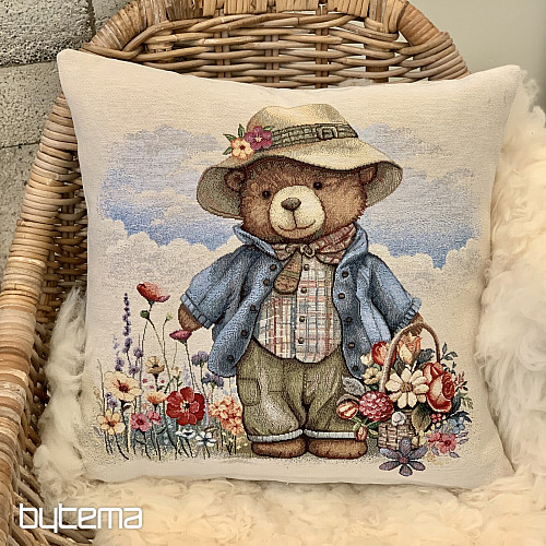 Gobelin-Kissenbezug TEDDY-FRÜHLING