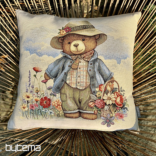 Gobelin-Kissenbezug TEDDY-FRÜHLING