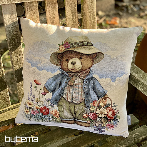 Gobelin-Kissenbezug TEDDY-FRÜHLING