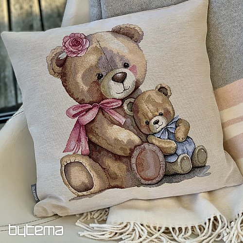 Gobelin-Kissenbezug MISS BEAR