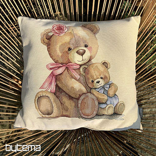 Gobelin-Kissenbezug MISS BEAR