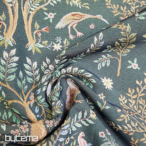Gobelinstoff WILLIAM MORRIS grün