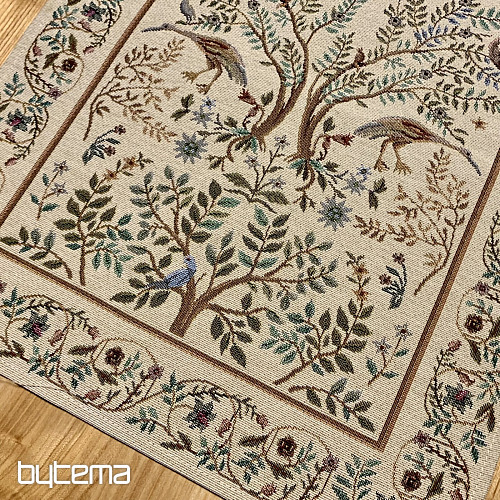 Gobelin-Tischdecke und Schal WILLIAM MORRIS beige