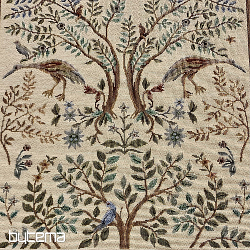 Gobelin-Tischdecke und Schal WILLIAM MORRIS beige