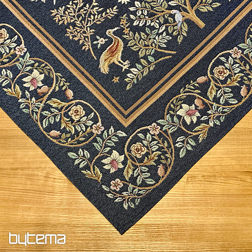 Gobelin-Tischdecke und Schal WILLIAM MORRIS blau