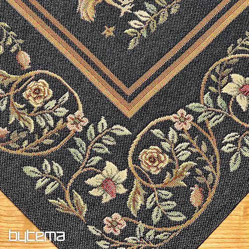 Gobelin-Tischdecke und Schal WILLIAM MORRIS blau