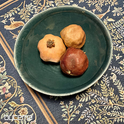 Gobelin-Tischdecke und Schal WILLIAM MORRIS blau