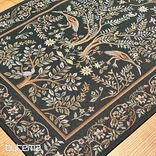 Gobelin-Tischdecke und Schal WILLIAM MORRIS grün