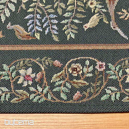 Gobelin-Tischdecke und Schal WILLIAM MORRIS grün