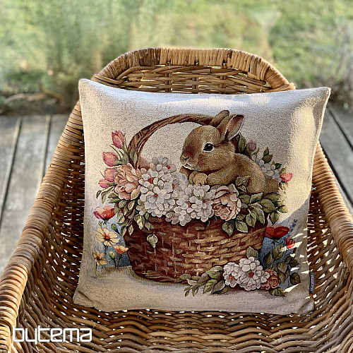 Ostern-Wandteppichbezug BARE IN A BASKET