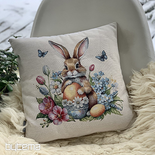 Osterteppich mit JAGD UND GELBEN EIER