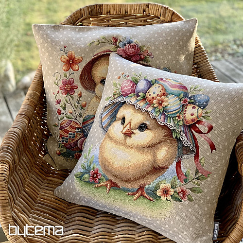 Ostern-Wandbehang HUHN MIT SCHLEIFE