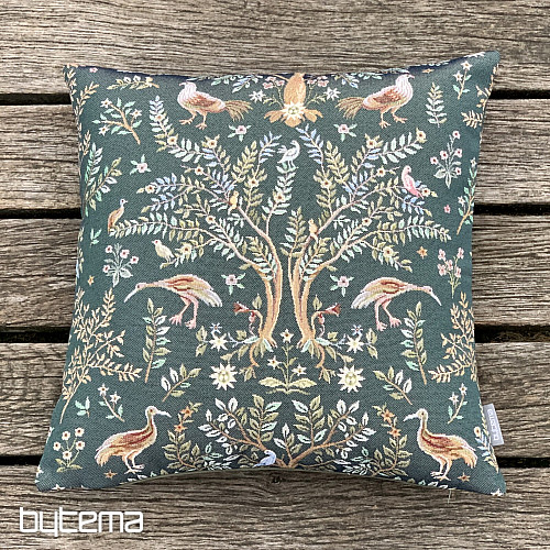 Gobelin-Kissenbezug WILLIAM MORRIS grün – überall