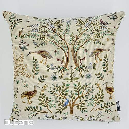 Gobelin-Kissenbezug WILLIAM MORRIS beige - vollflächig