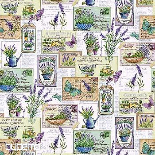 Gobelinstoff LAVENDER SEEDS GARDEN 3
