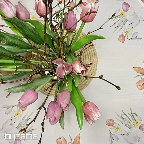 Tischdecke und Schal SPRING DELIGHT