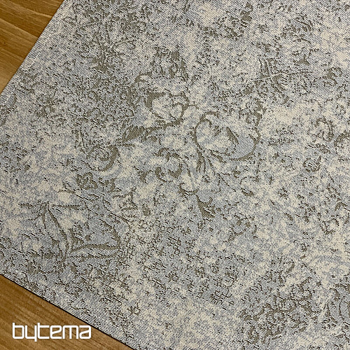Gobelin-Tischdecke und Schal MARMOR BEIGE