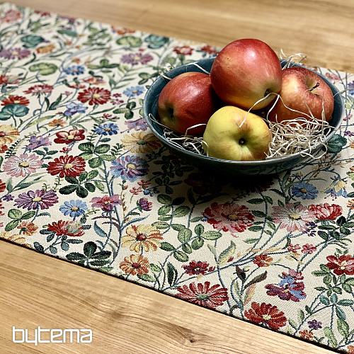 Gobelin-Tischdecke und Schal SCARLET - SOMMERWIESE