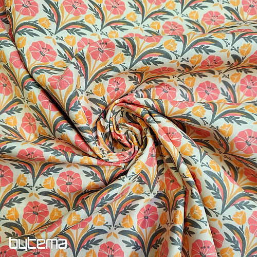 Baumwollstoff SELMA ORANGE
