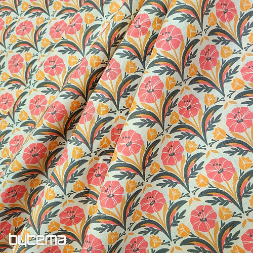 Baumwollstoff SELMA ORANGE