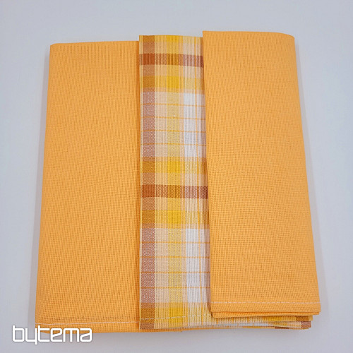 Baumwollhandtücher ORANGE allover