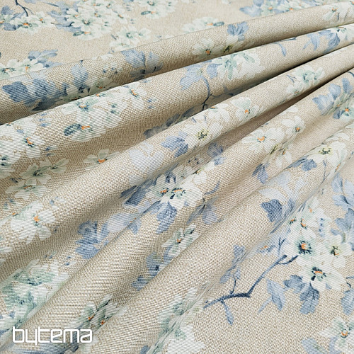 Dekorationsstoff ALMOND blau