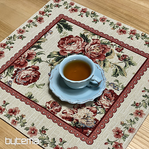 Gobelin-Tischdecke und Schal GROSSE ROSENSPITZE