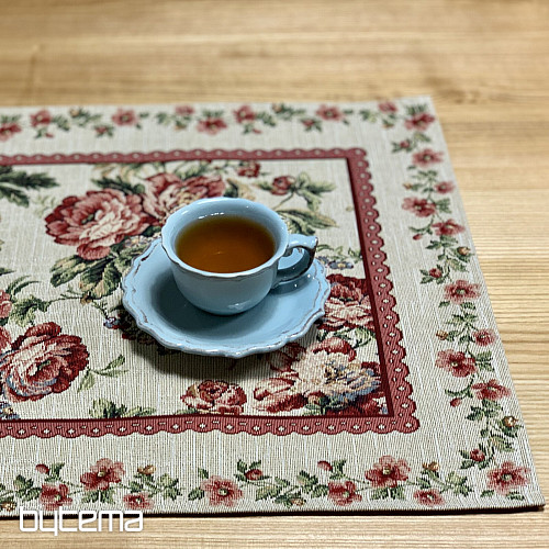 Gobelin-Tischdecke und Schal GROSSE ROSENSPITZE