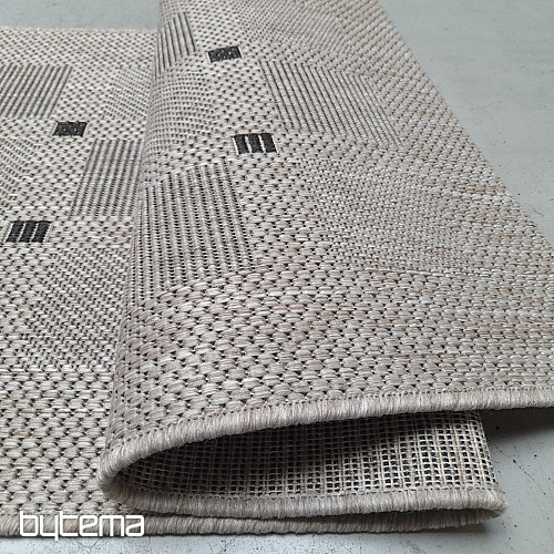 Teppich Bouclé FLOORLUX 20079/04 Punkte silber-schwarz
