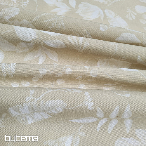 Dekorationsstoff AMY FLOR beige