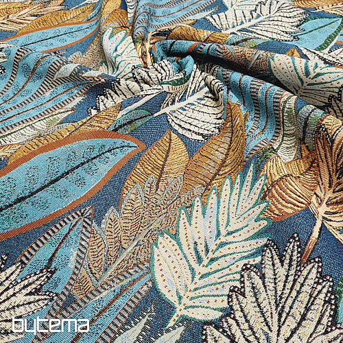 Gobelinstoff SAFIA BLUE